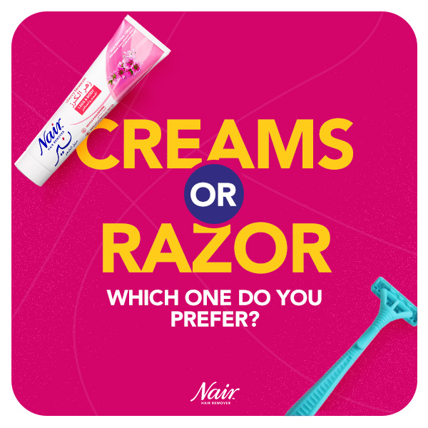 Nair Hair removal creams vs shaving Nair